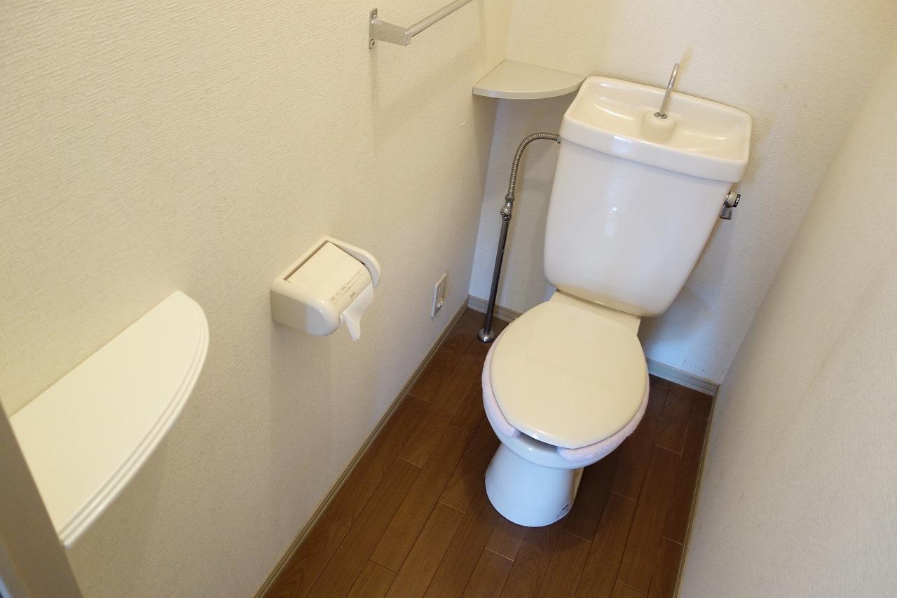 トイレ　お掃除も楽にできる洋式トイレです♪