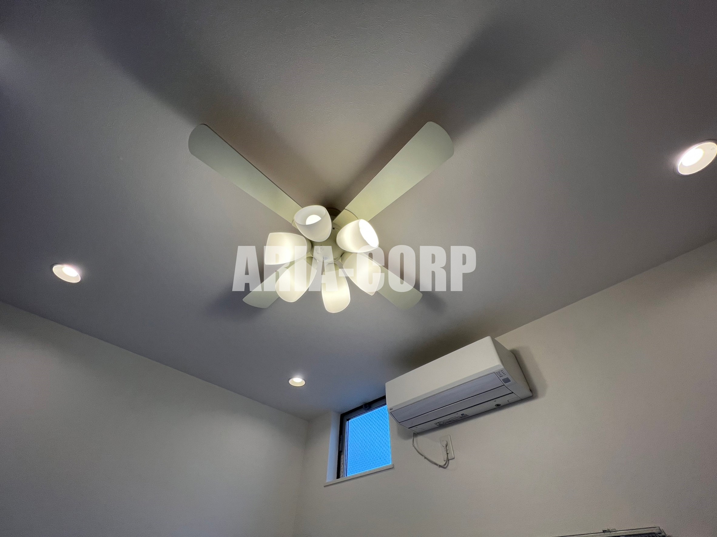 その他　シーリングファンを採用しています！