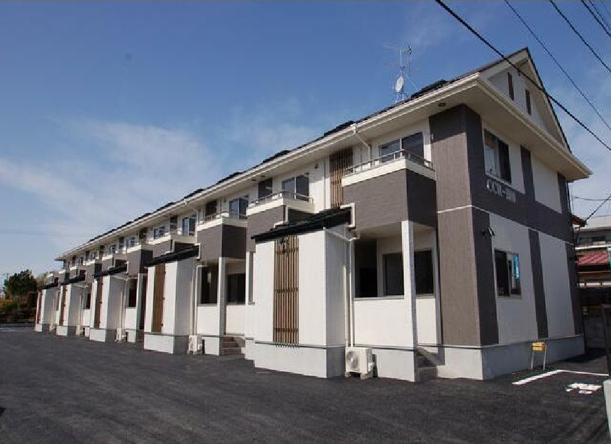 建物外観　２階建６層構造で空間を最大限利用！