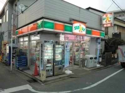 コンビニ　サンクス 白幡店（コンビニ）まで444m