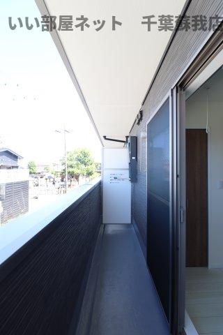 バルコニー　広々としたバルコニーです