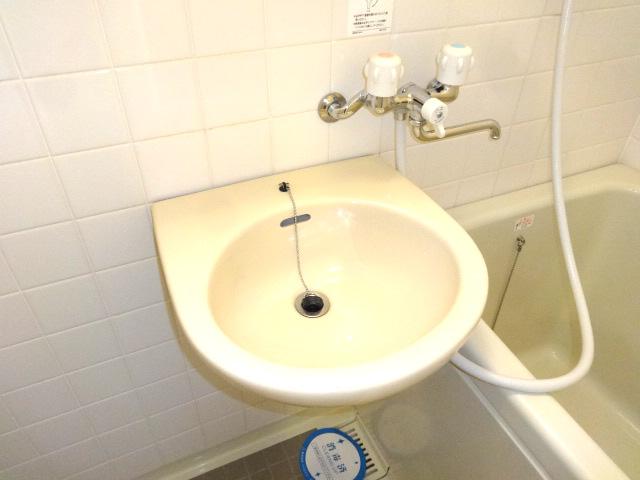 洗面設備　独立タイプではありませんが・・。