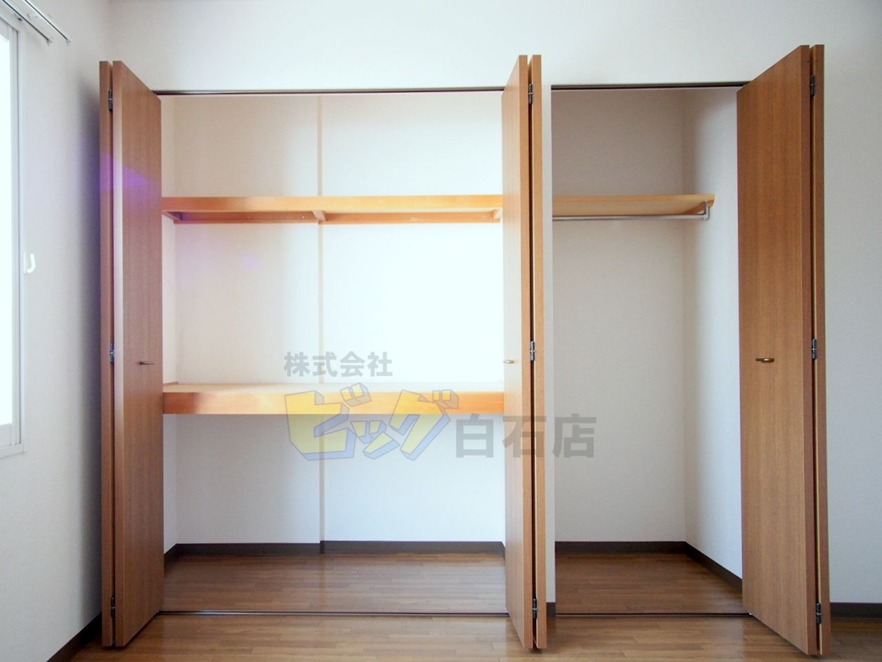 収納　各部屋にクローゼット完備しています♪