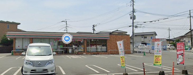 コンビニ　セブンイレブン 熊本龍田小学校前店（コンビニ）まで462m