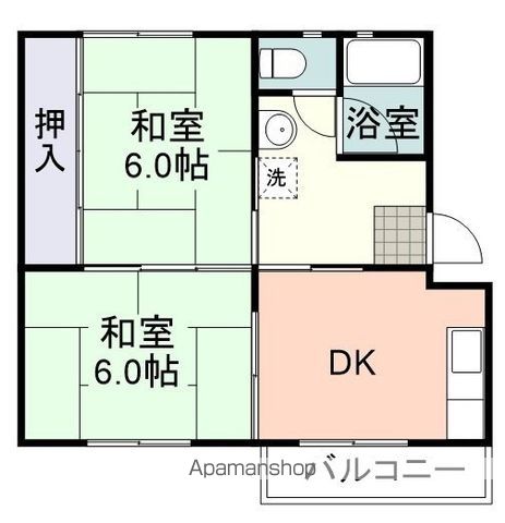 松富団地3号棟の間取り写真
