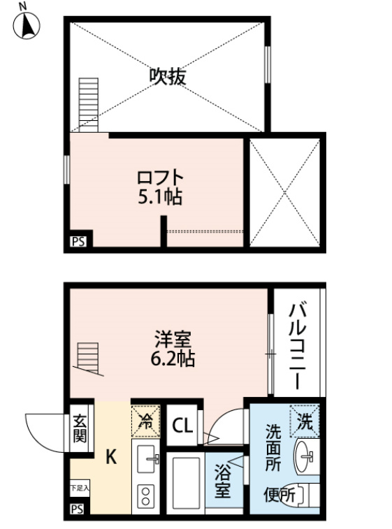 ラテール港栄の間取り写真