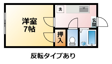 茂原市下永吉のマンションの間取り