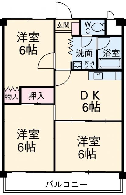 パレロワイヤルの間取り