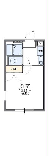 レオパレスＭ’ｓフレーズの間取り