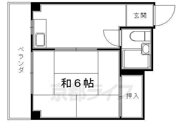 角谷マンションの間取り