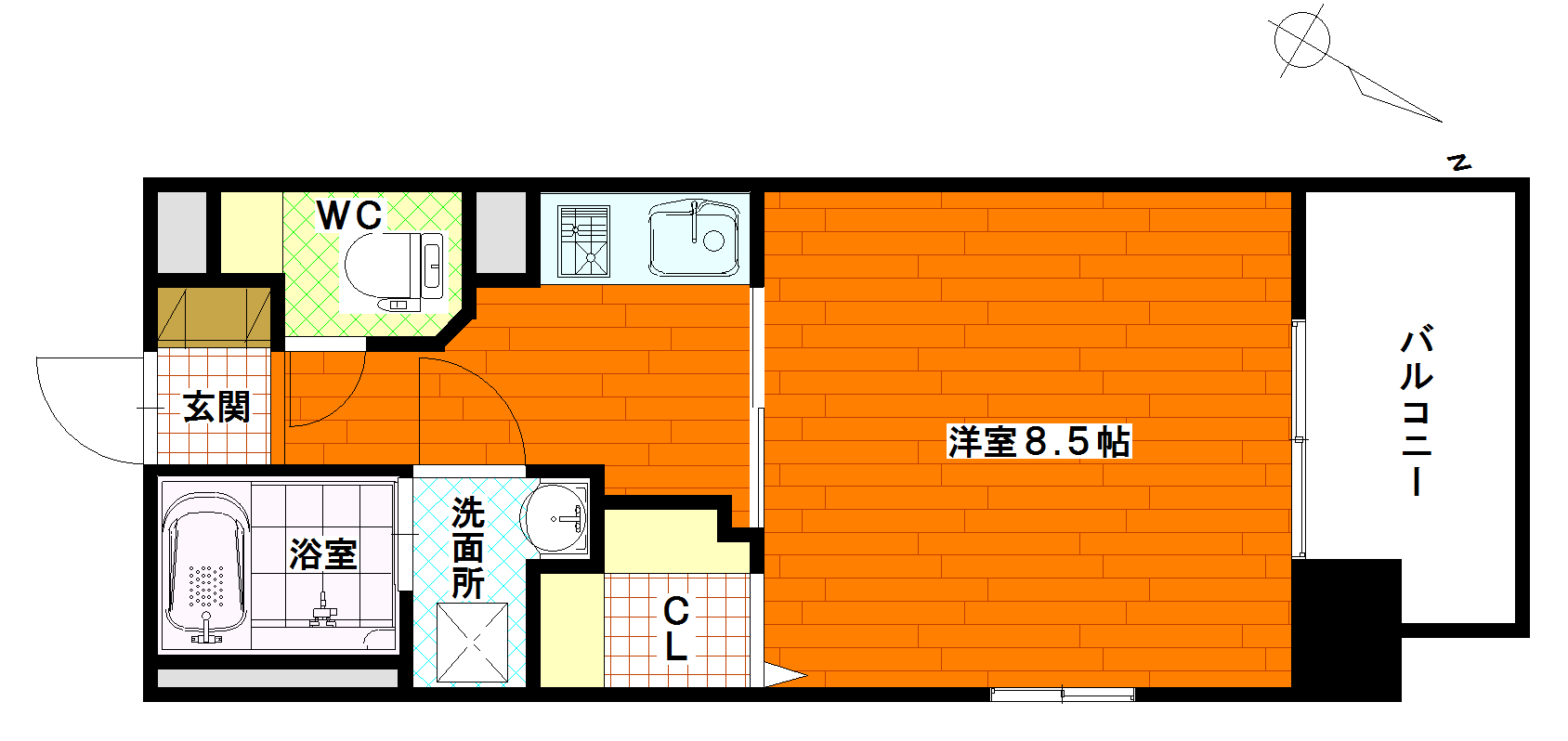 ☆シャロンリッジ☆ネット込みの間取り