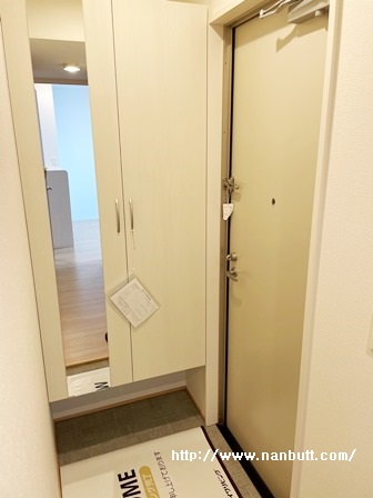玄関　シューズボックス付き玄関
