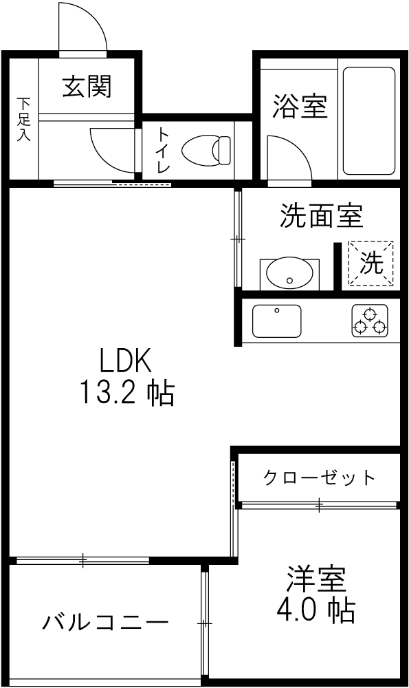 【クレプスキュールの間取り】