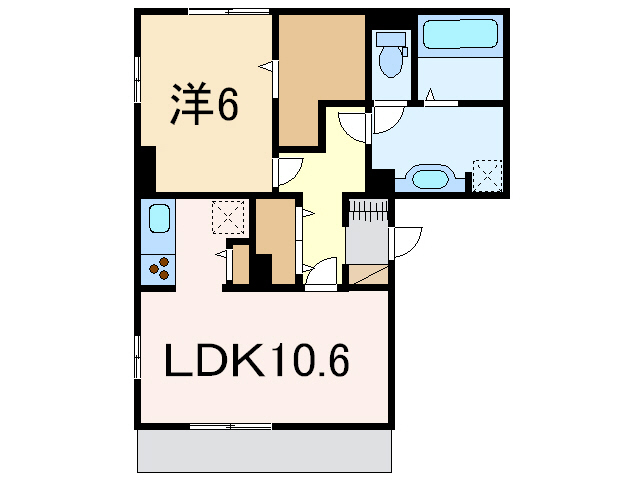 リッシュ宮内Iの間取り