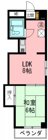 メゾンパール泉の間取り