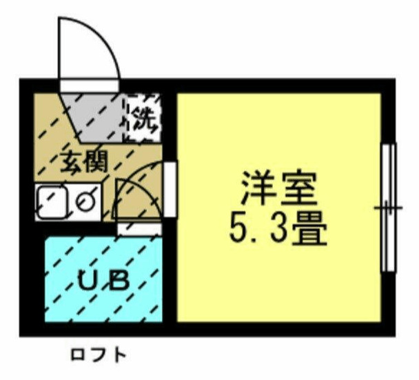 ＲＡＲＡ相模原Ｎｏ．５の間取り