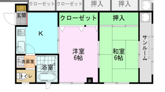 クレストの間取り