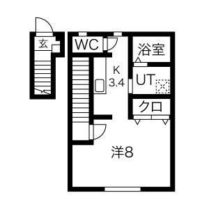 グランドパレス御所橋Iの間取り