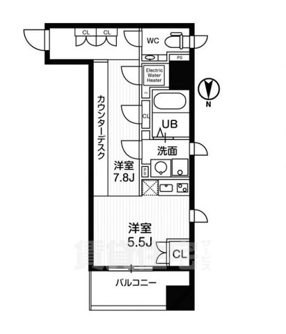 アーバンフラッツ瓦町の間取り