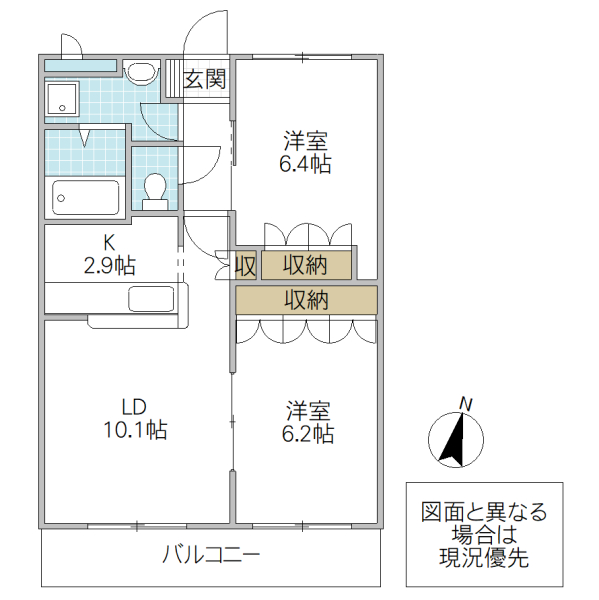 レジデンス壱番館の間取り