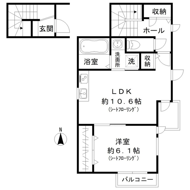 Ｖｉｔａ　ｓｅｒｅｎａの間取り