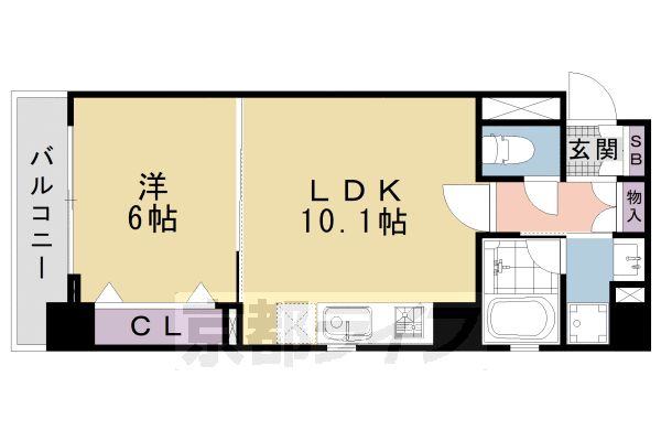 ベラジオ京都洛南IIの間取り