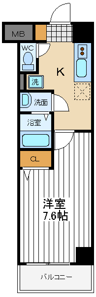 ソレイユ真田山の間取り