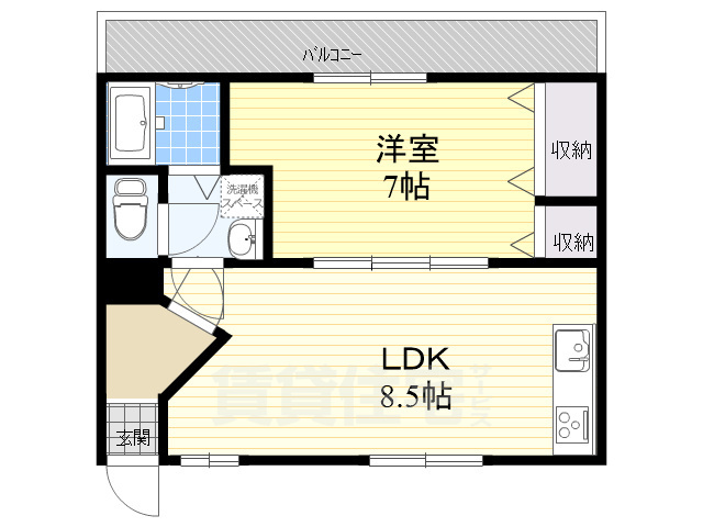 坂上マンションの間取り