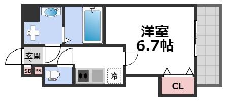 Luxe田辺の間取り