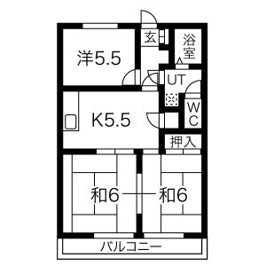 アメニティ88の間取り