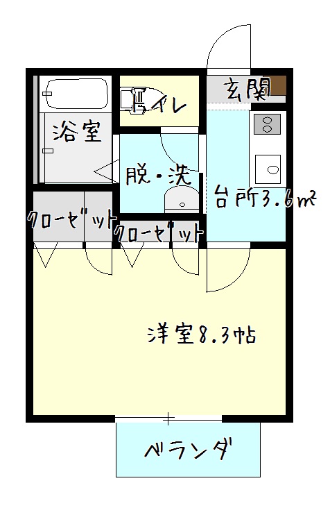 シャルムの間取り