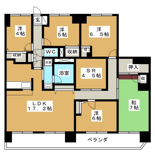 第５小島ビルの間取り