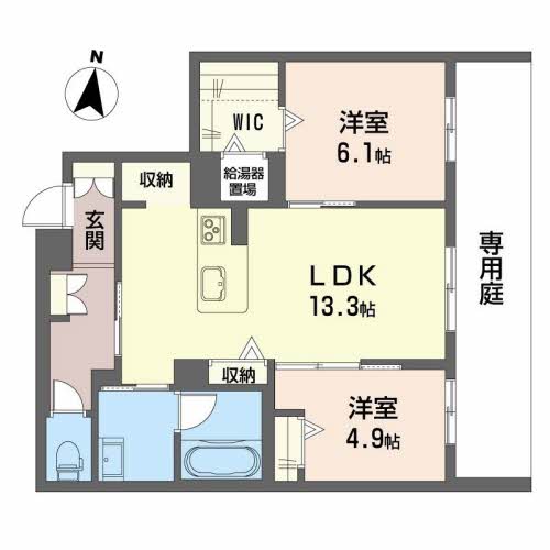 ファミーユ金沢八日市の間取り