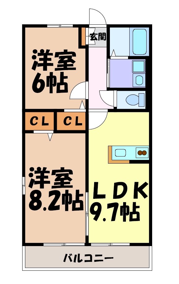 ベルドミールの間取り