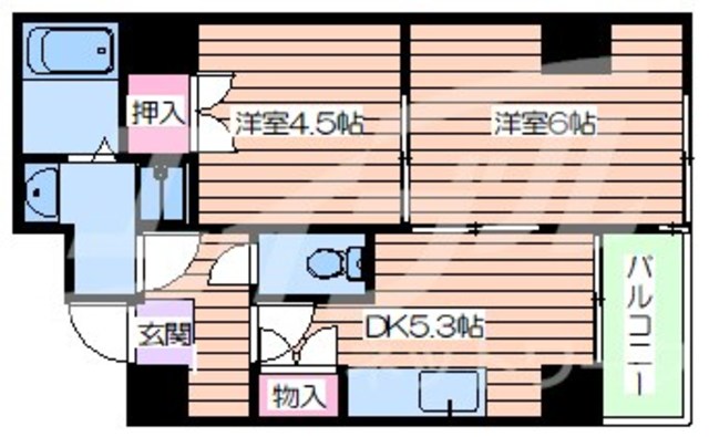 【グランピア生山の間取り】