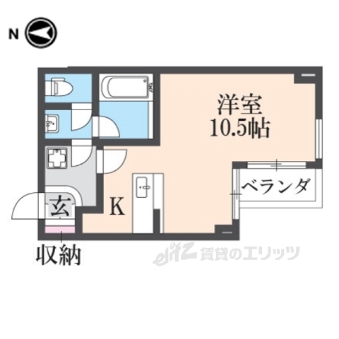 【第４７長栄フォルム御幸町の間取り】