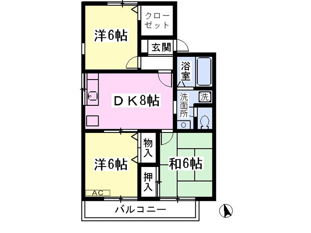 【ガーデンハイツの間取り】