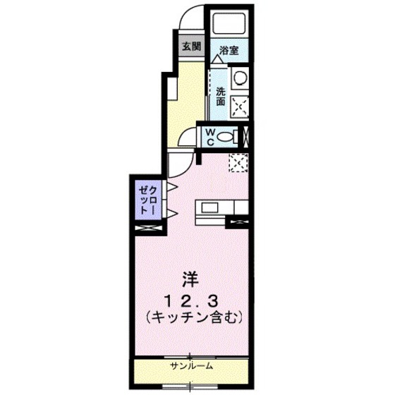 サンテェラスの間取り