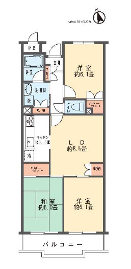 サンモール日吉の間取り