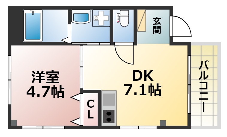 ERCity’s nishinadaの間取り
