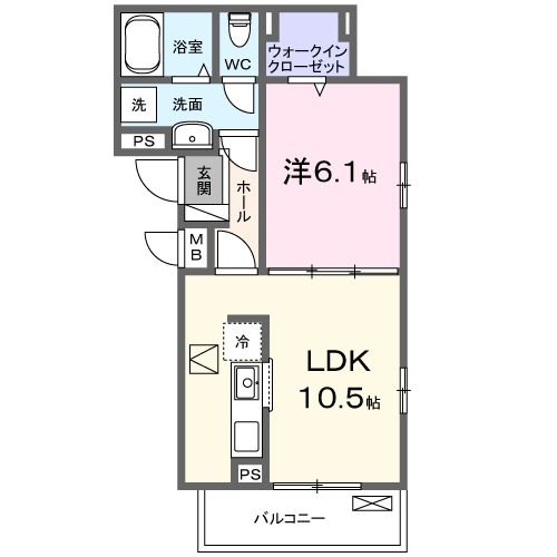 【ウィンクルム田島IIの間取り】