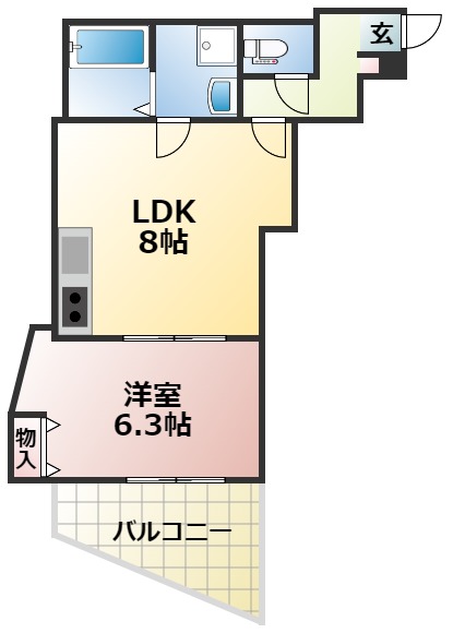 マナーズハウス山科駅前Iの間取り