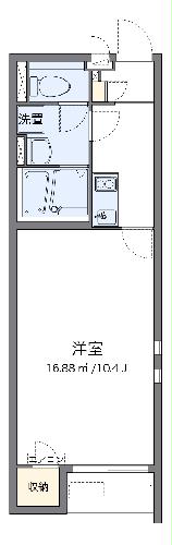 クレイノ拾五の間取り