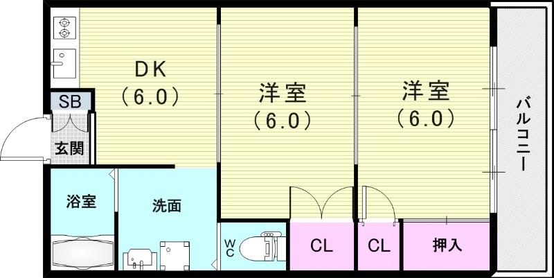 ウィングヒル3の間取り