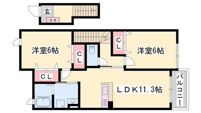 ブリランテ　トレの間取り