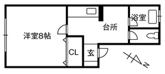 セジュール大学南の間取り