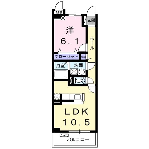 【サニープレイス庄内の間取り】