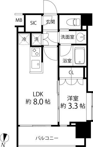 リリエンベルク目白壱番館の間取り