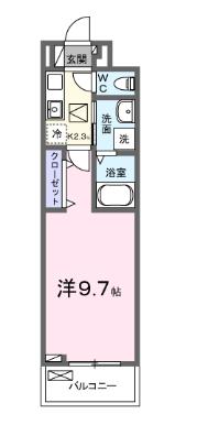 安城市百石町のアパートの間取り