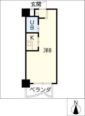 水主町ロイヤルハイツの間取り